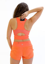 Malibu Crop Top  - Tangerine