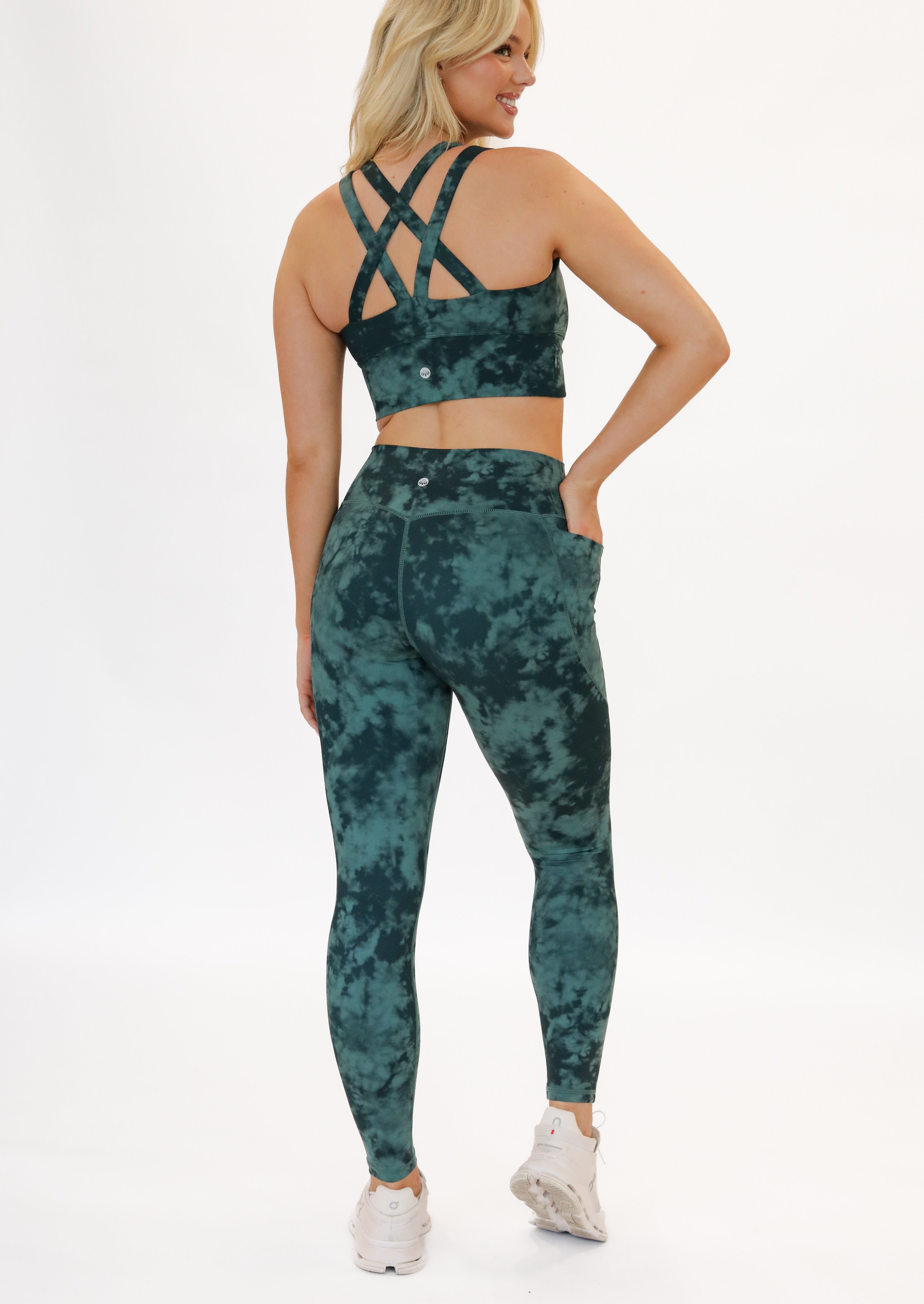 Boost Leggings (26 in. inseam) - Verde Tie Dye