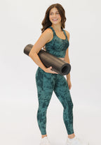 High Waisted Vinyasa 7/8 Leggings - Verde Tie Dye