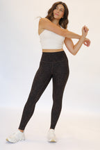 Skin Salutation Leggings - Cocoa Leopard