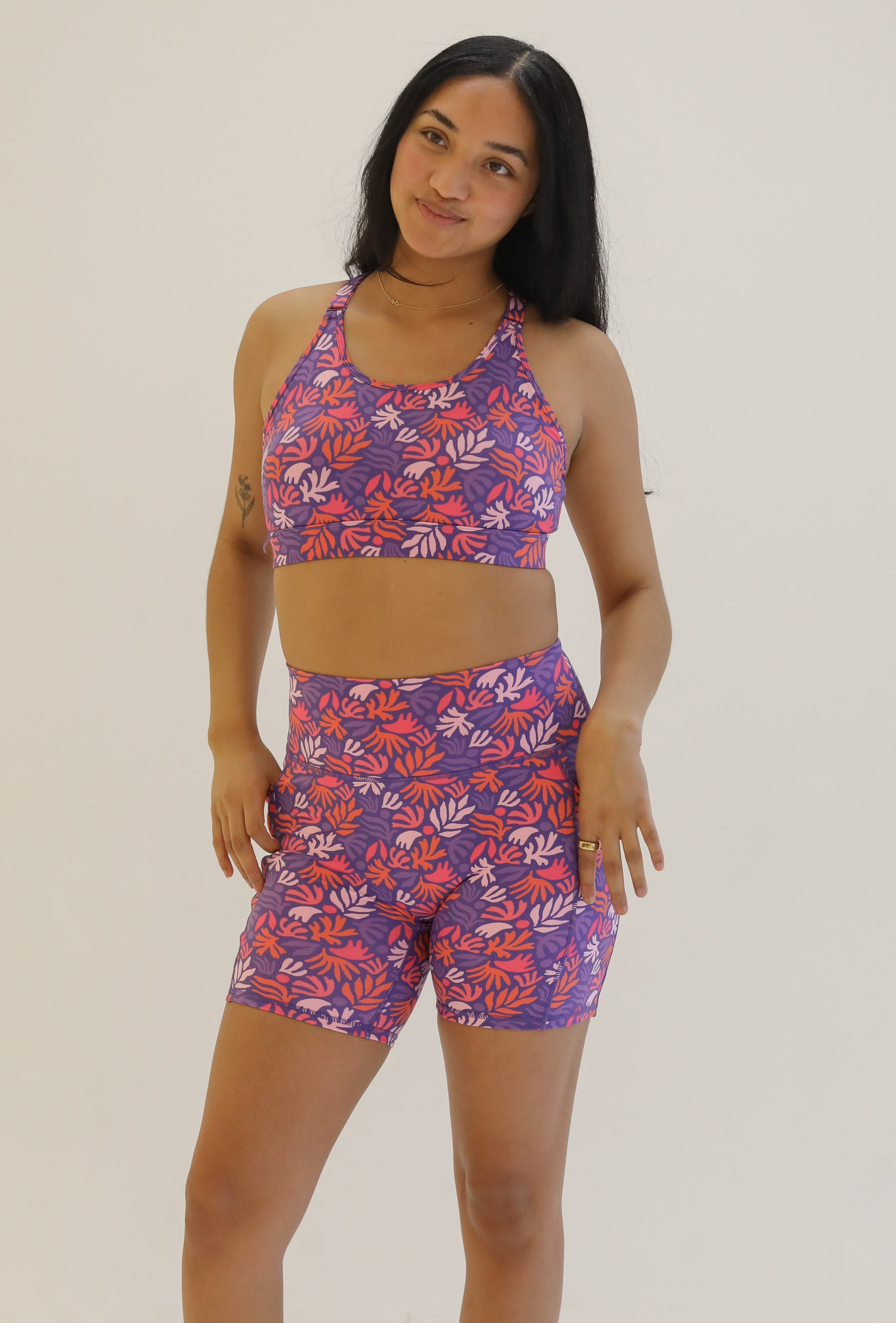 Skin Glide Shorts (6 in. inseam) - Spring Muse