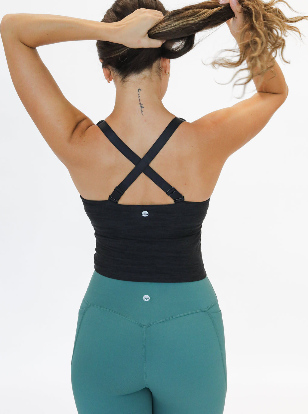 Dynamic Chakra Tank (Mid-Length) - Heathered Black