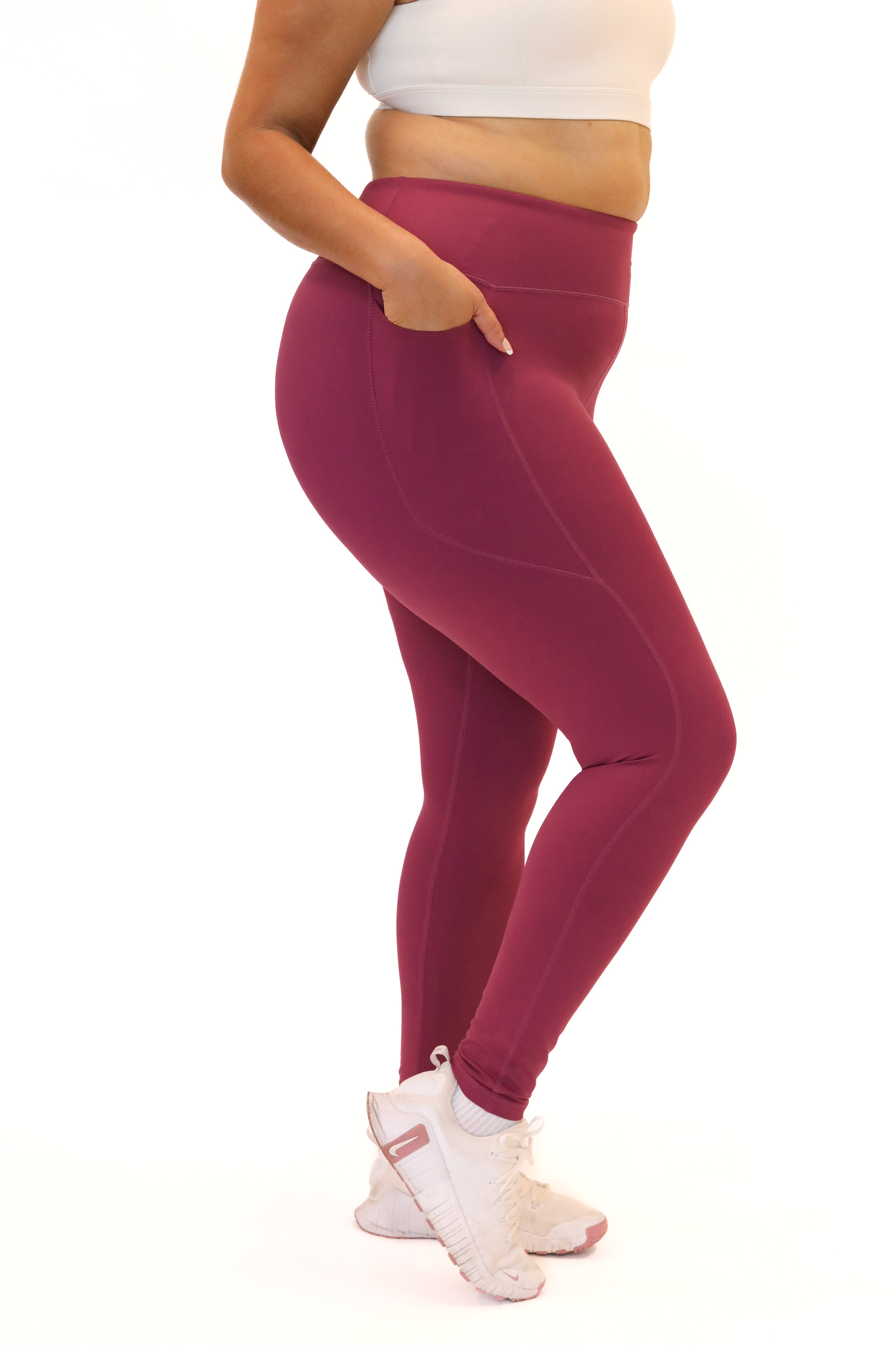 Lux Baseline Leggings (26 in.) - Boysenberry