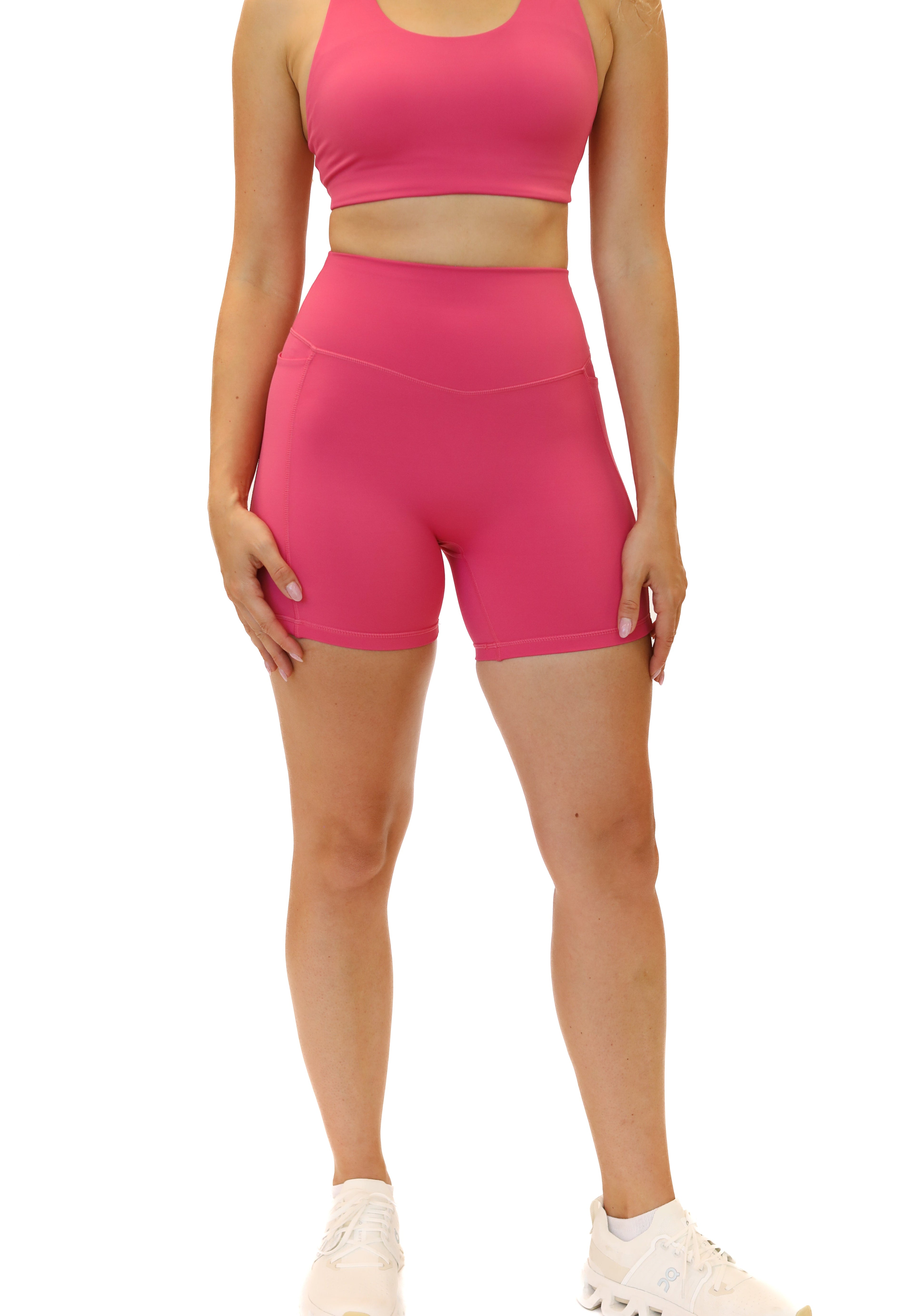 Lux Boost Shorts (5 in. inseam) - Hibiscus