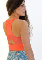 Malibu Crop Top  - Tangerine