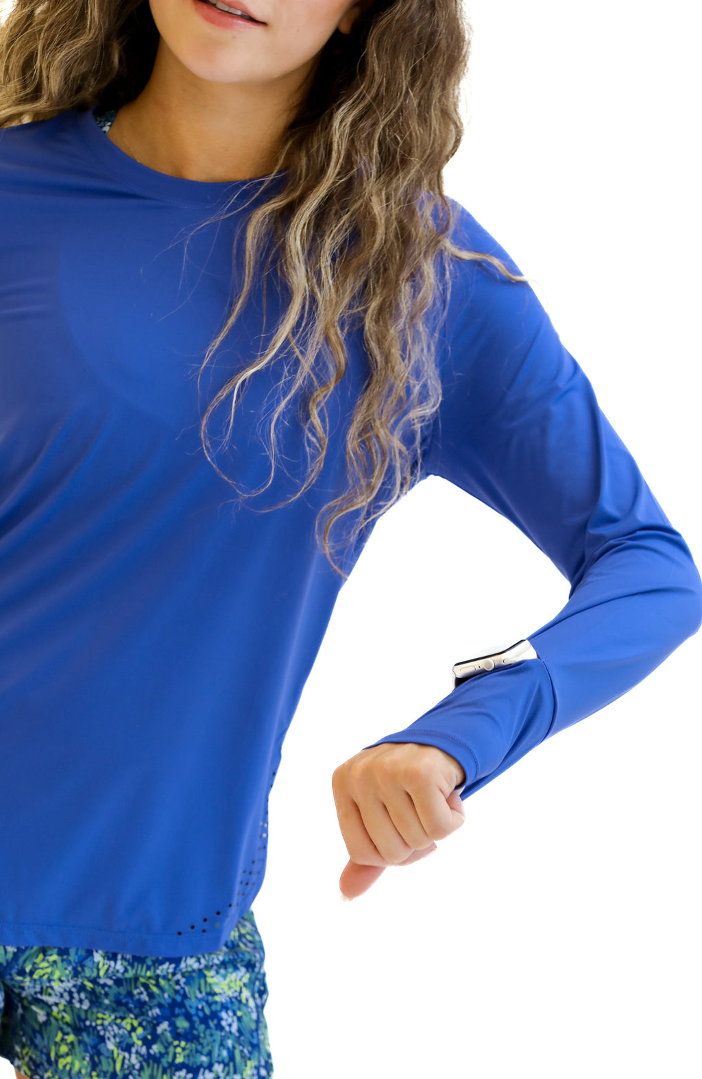 Sunny Days UPF Long Sleeve - Cobalt