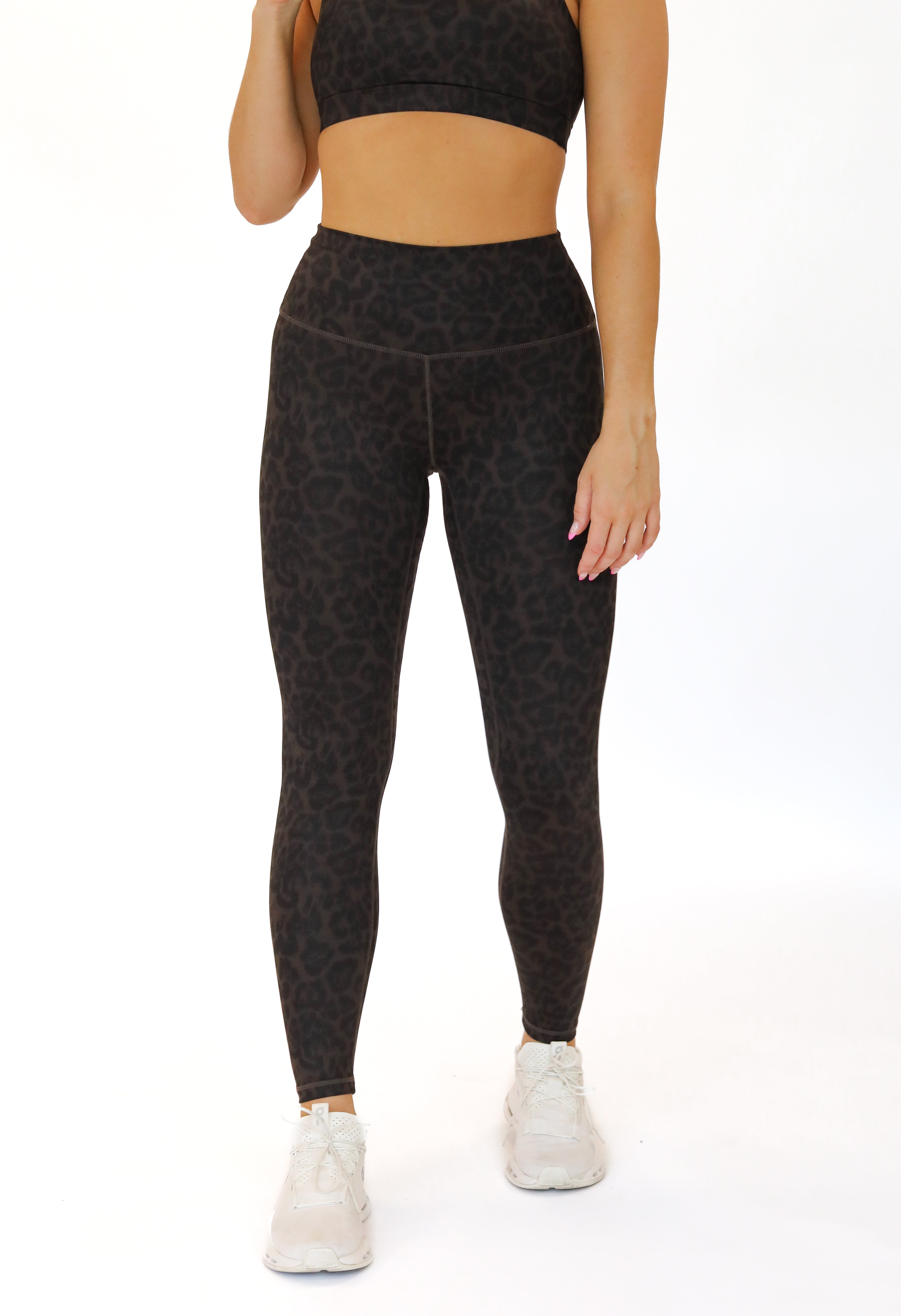 Skin Salutation Leggings - Cocoa Leopard