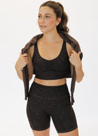 Annie Sports Bra - Cocoa Leopard
