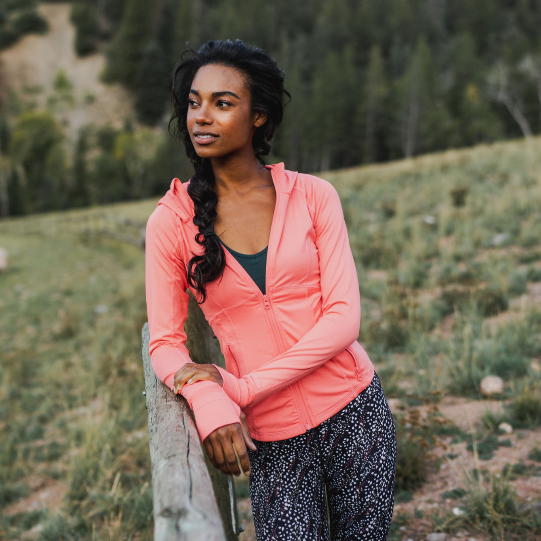 Sculpt Jacket - Coral - XS ONLY - FINAL SALE