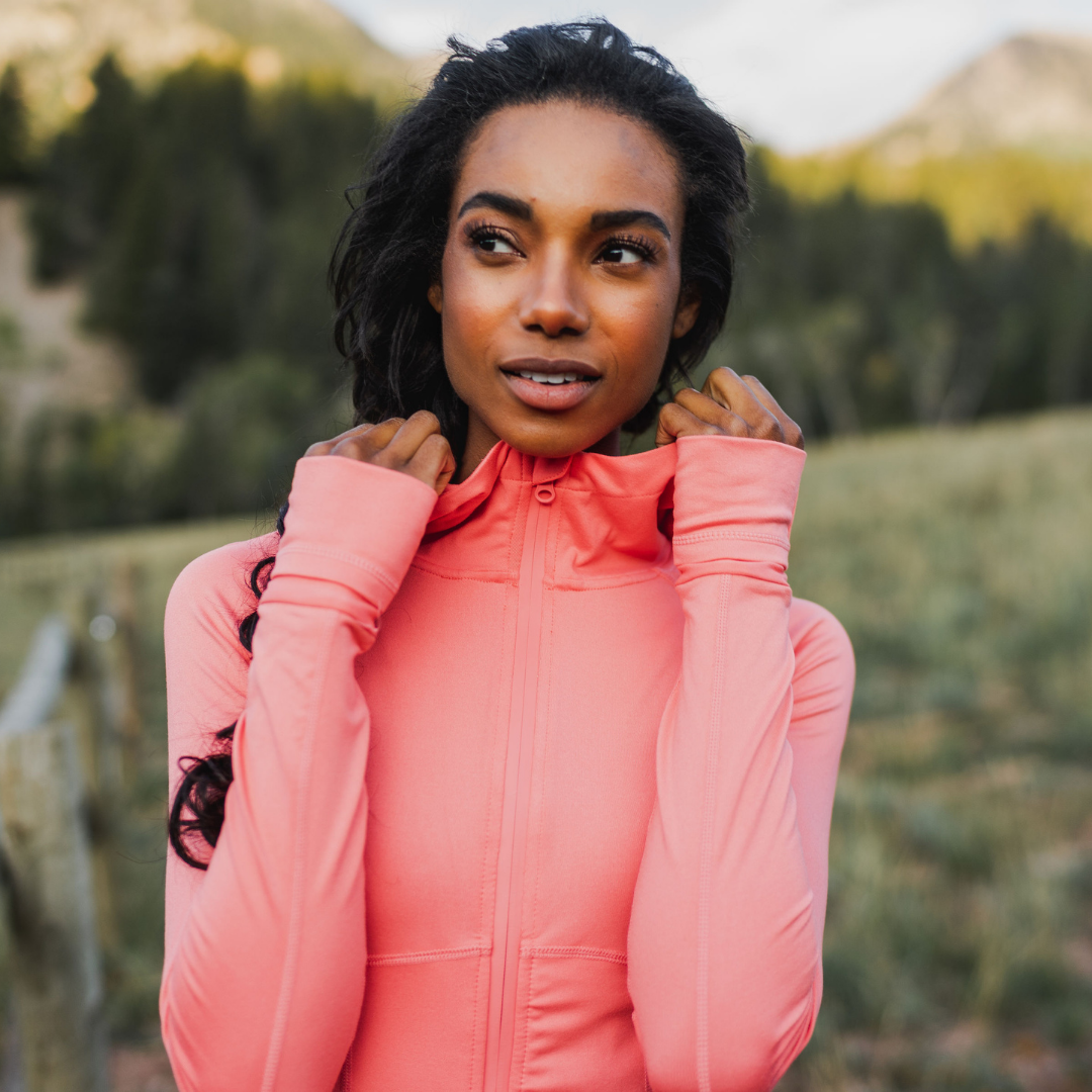 Sculpt Jacket - Coral - XS ONLY - FINAL SALE