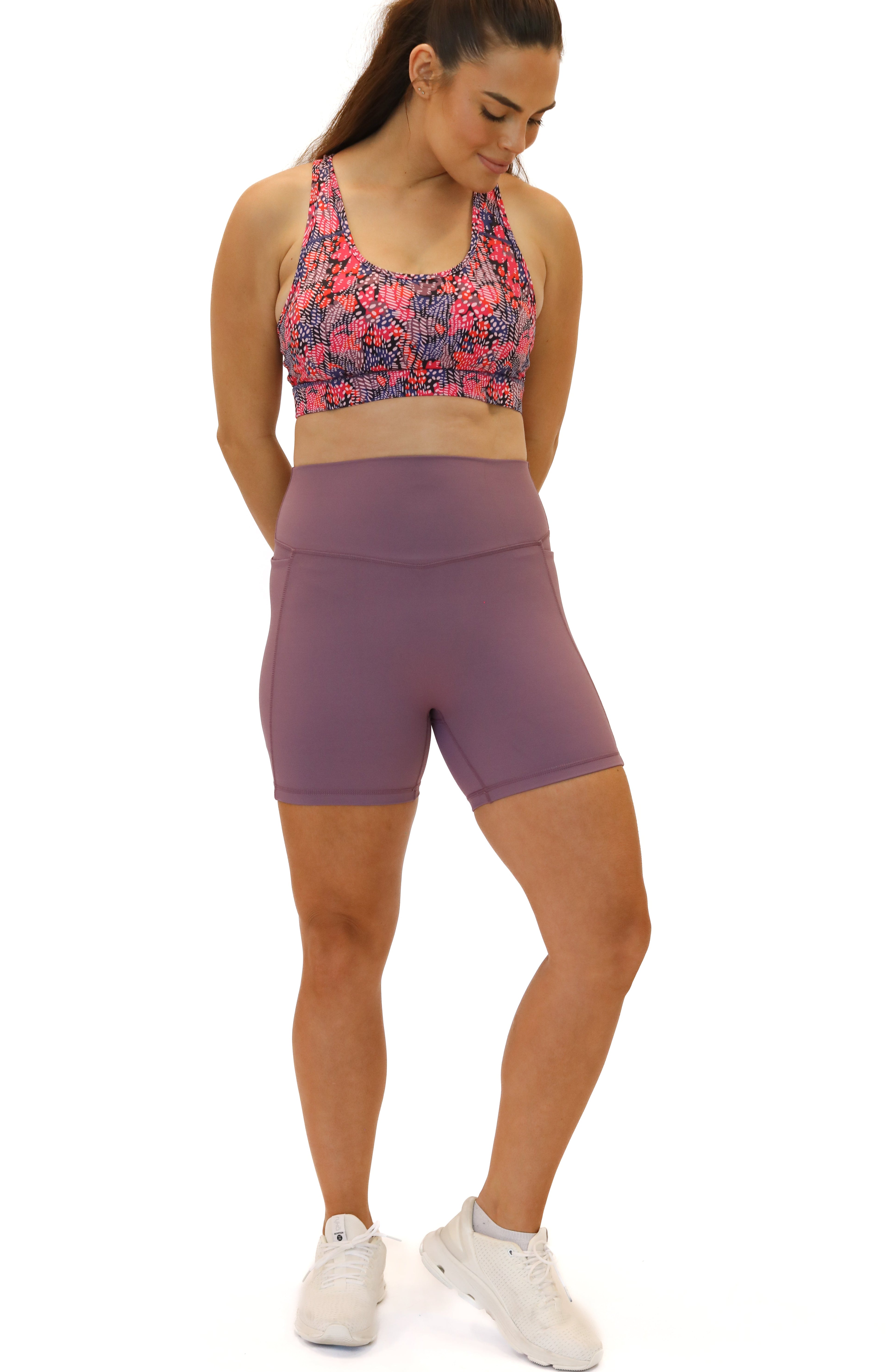 Lux Boost Shorts (5 in. inseam) - Hazy Lilac