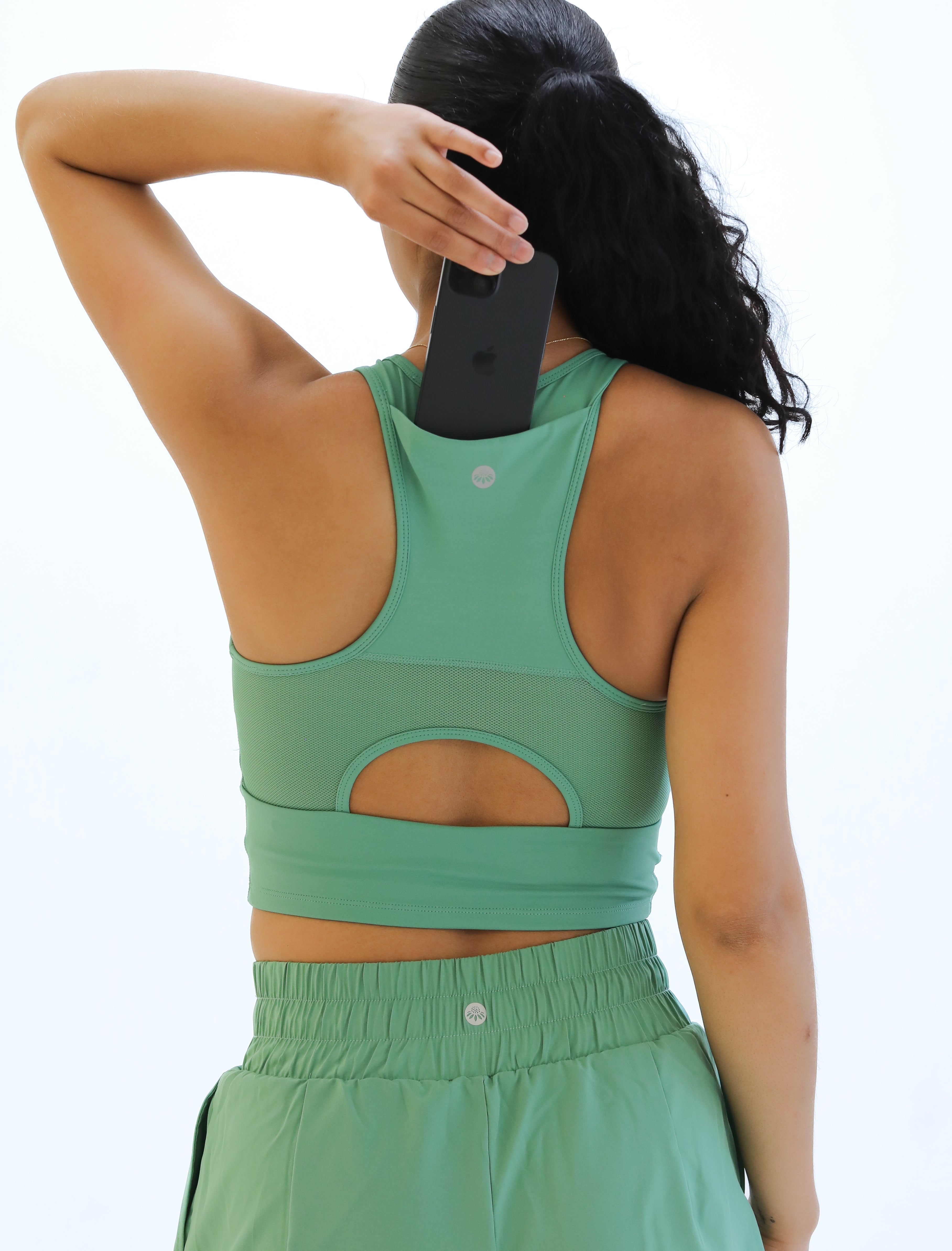 Malibu Crop Top  - Pistachio