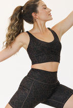 Skin Glide Shorts (6 in. inseam) - Cocoa Leopard