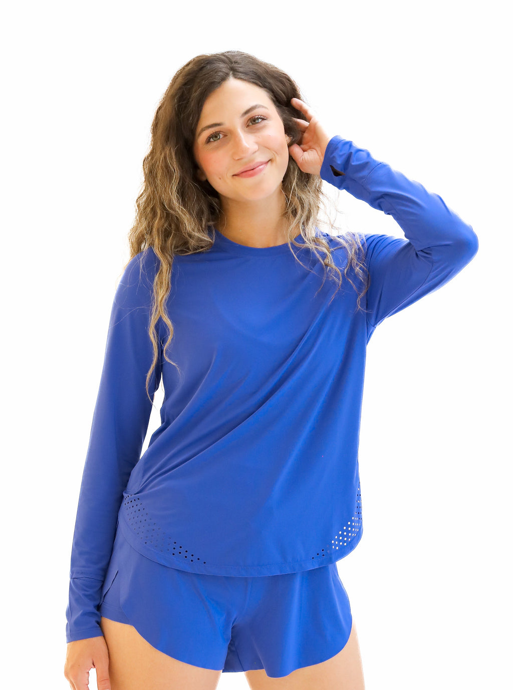 Sunny Days UPF Long Sleeve - Cobalt
