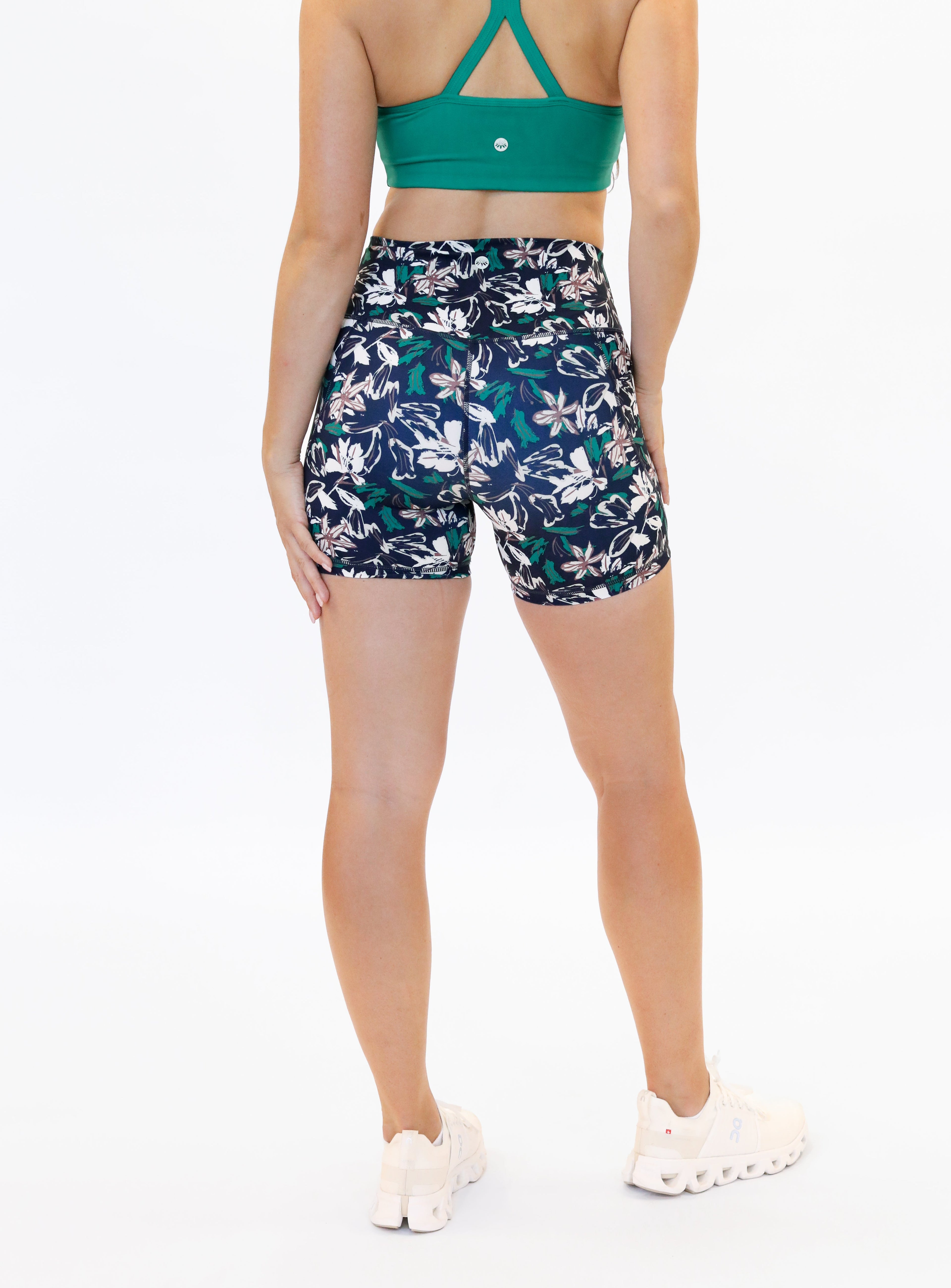 Lux High Waisted Rio Shorts (5 in. inseam) - Botanica