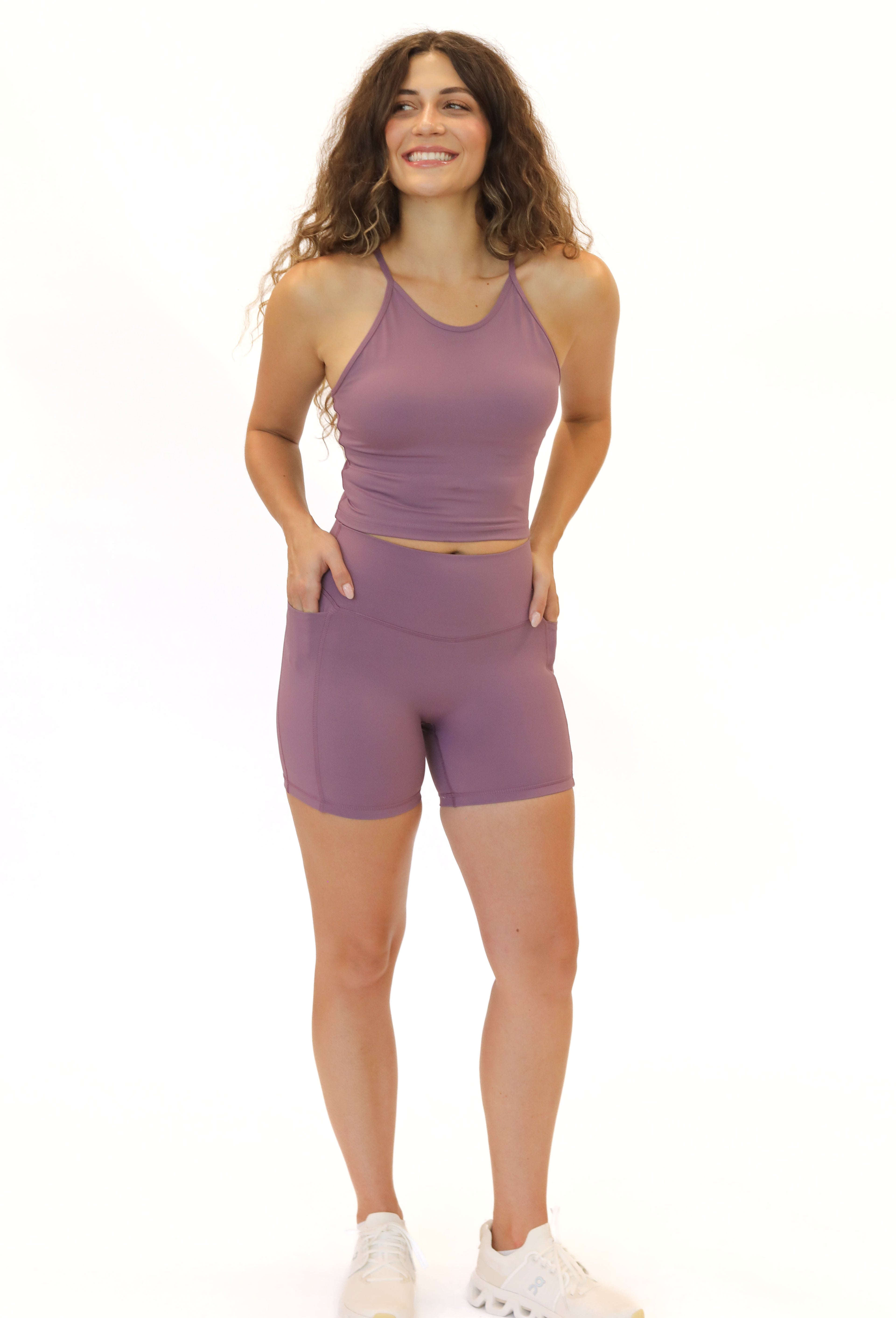 Lux Boost Shorts (5 in. inseam) - Hazy Lilac