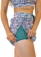 Madeline Shorts - Dusk Blossom