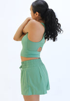 Malibu Crop Top  - Pistachio
