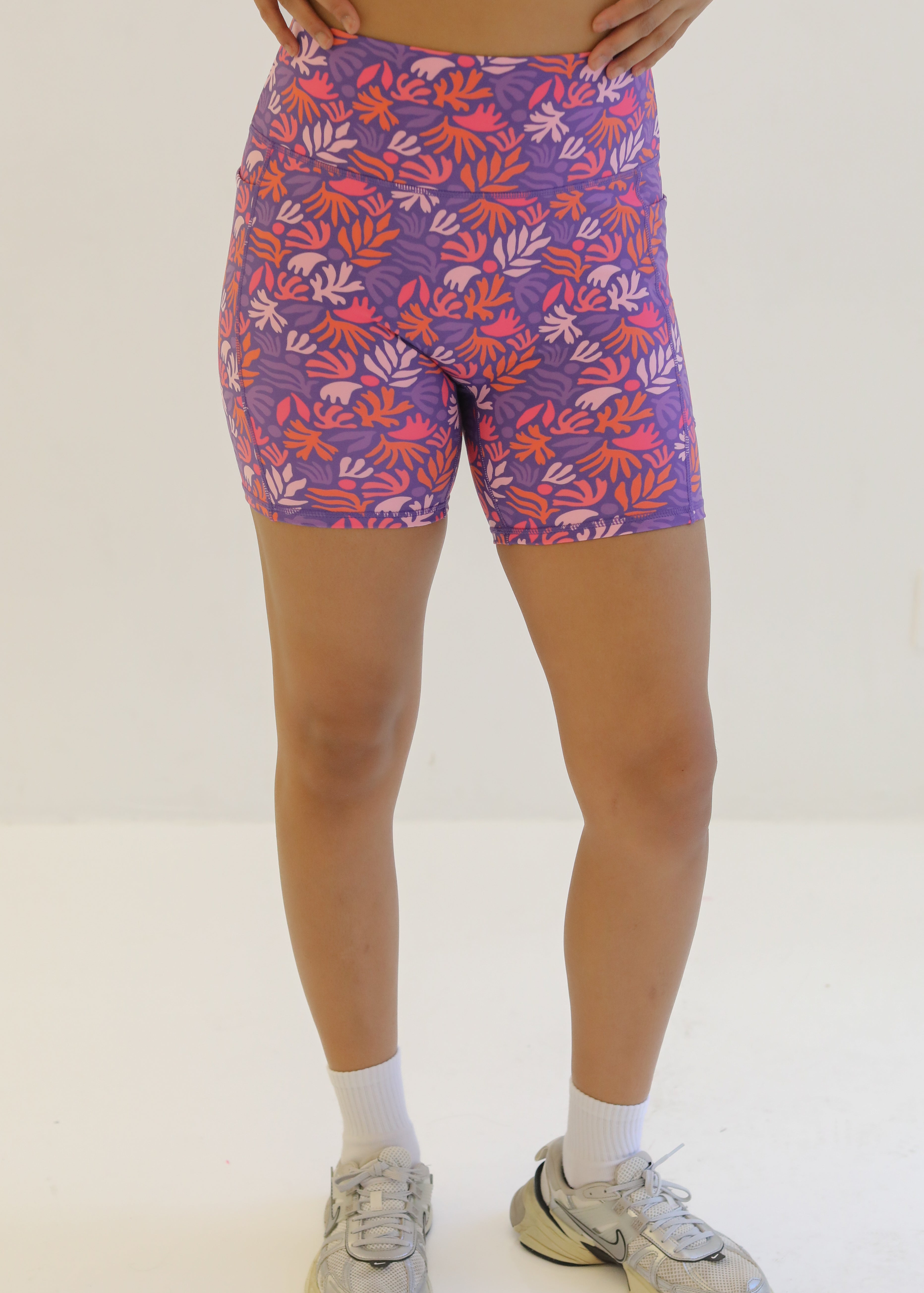 Skin Glide Shorts (6 in. inseam) - Spring Muse