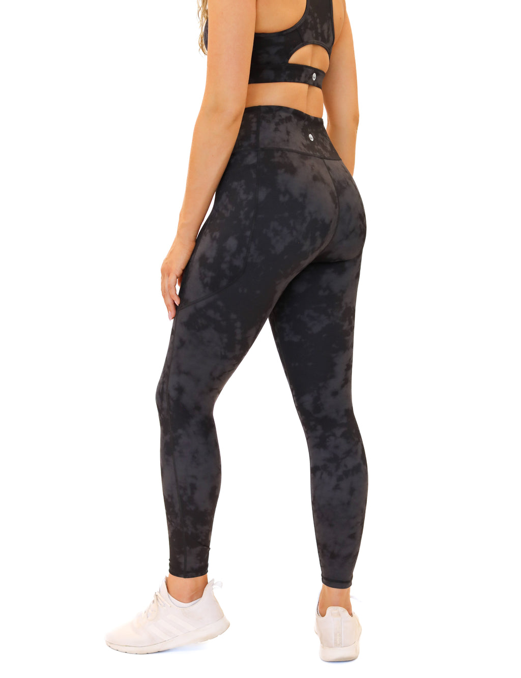 Lux Baseline 7/8 Leggings (23 in.) - Onyx Tie Dye