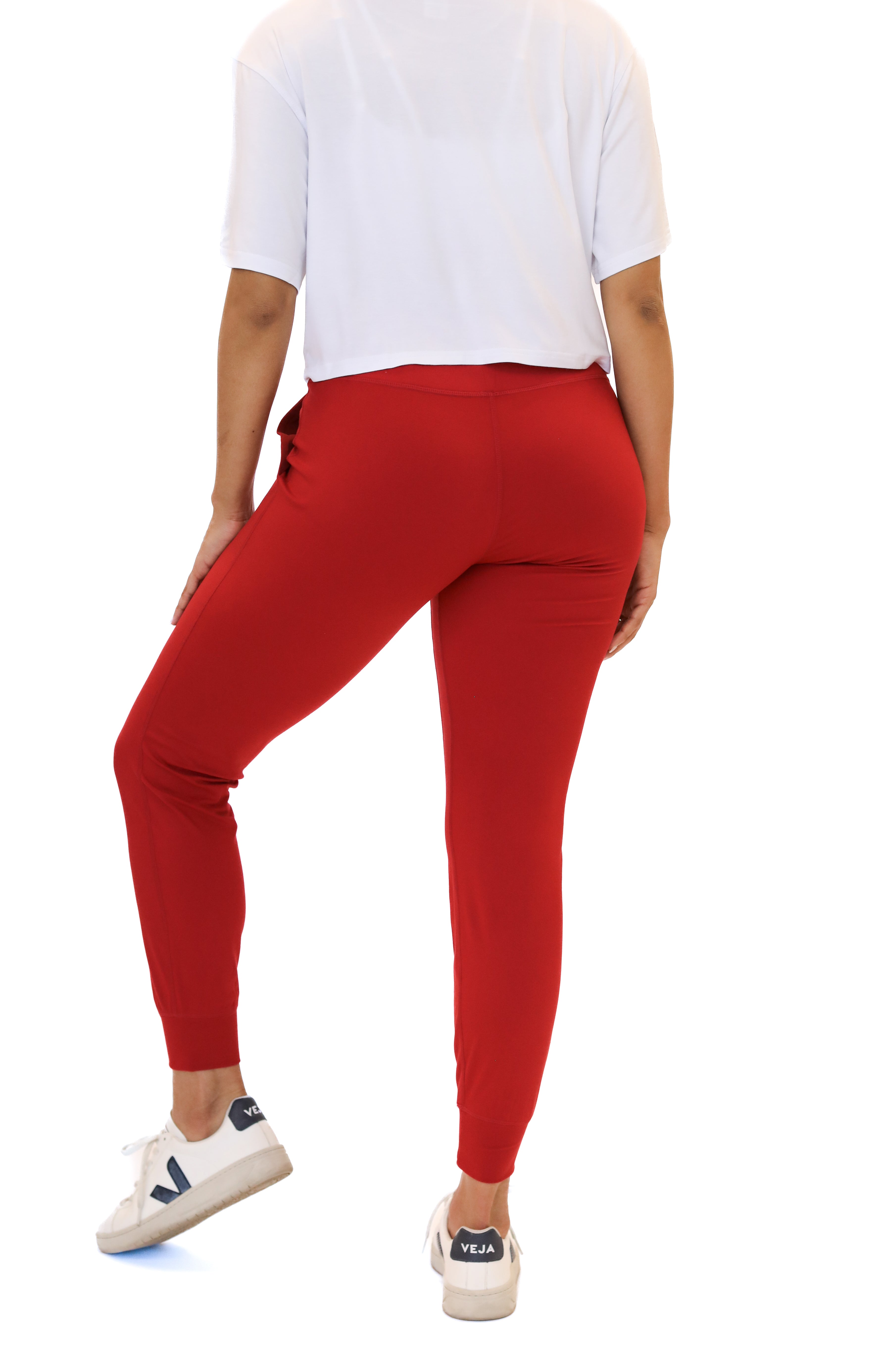 Studio Skin Joggers - Cherry