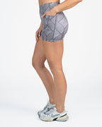 Skin Biker Shorts (4 in. inseam) - Grey Peacock