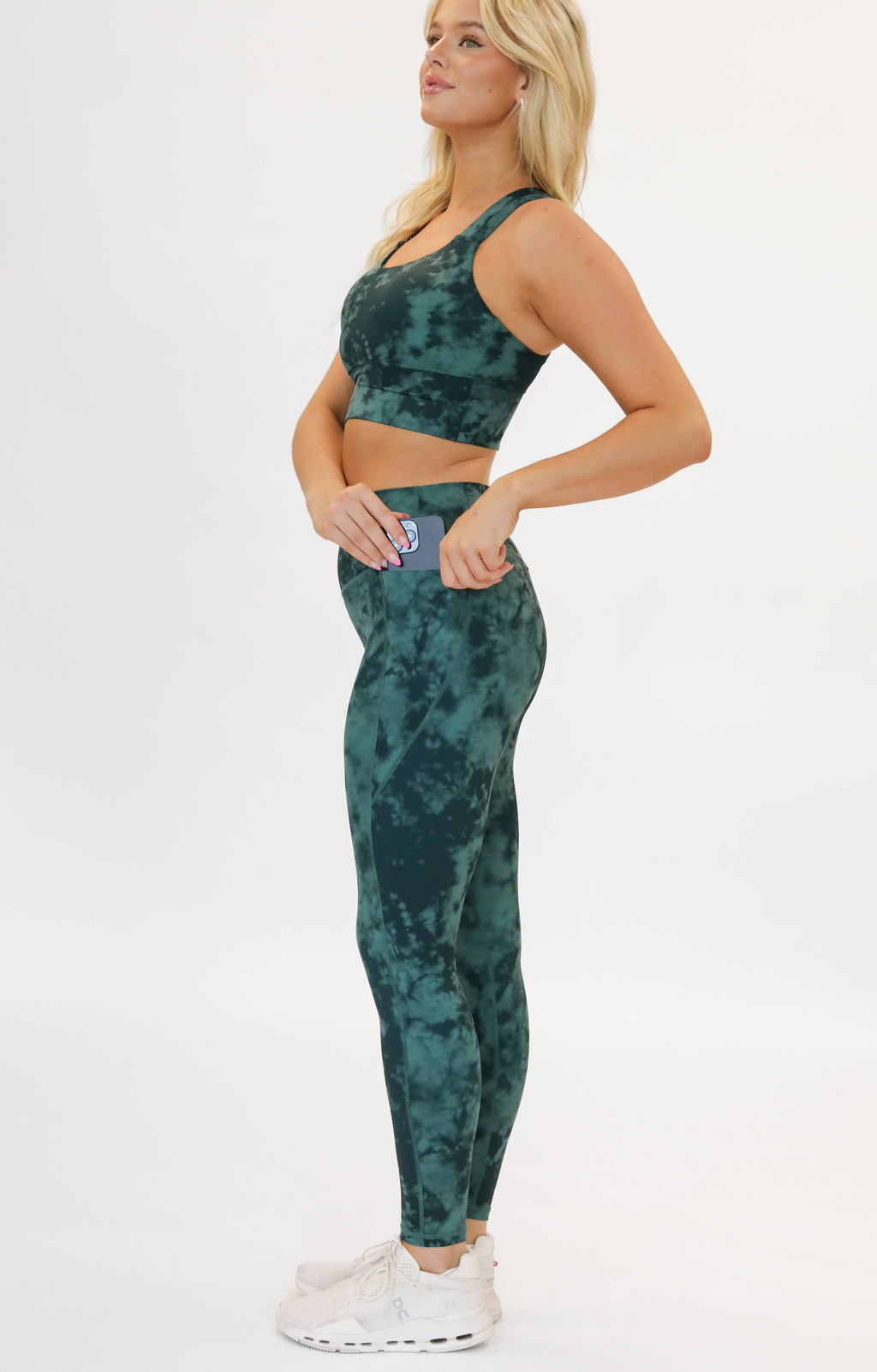 Boost Leggings (26 in. inseam) - Verde Tie Dye
