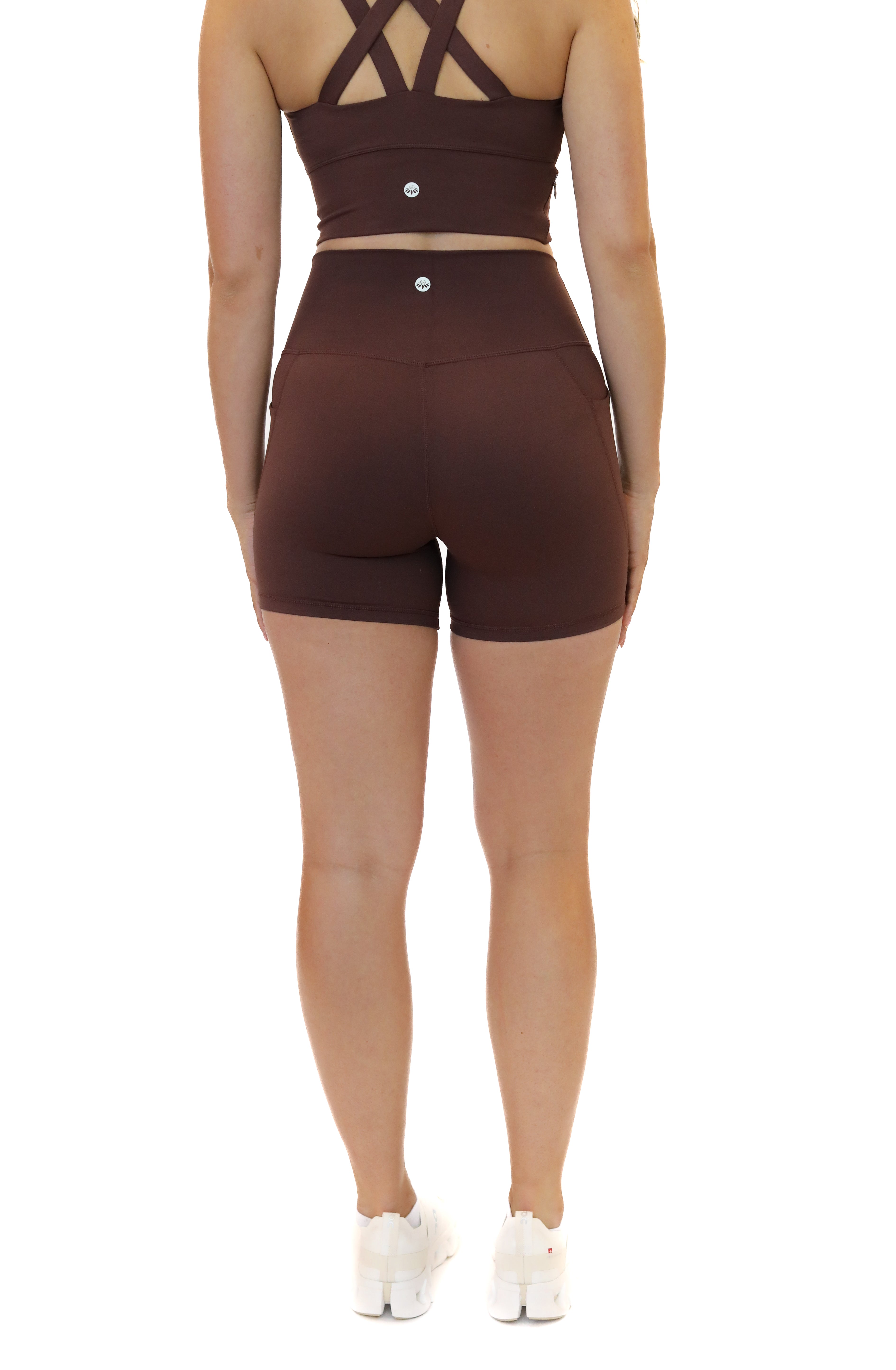 Lux High Waisted Rio Shorts (Multi-Lengths) - Fossil