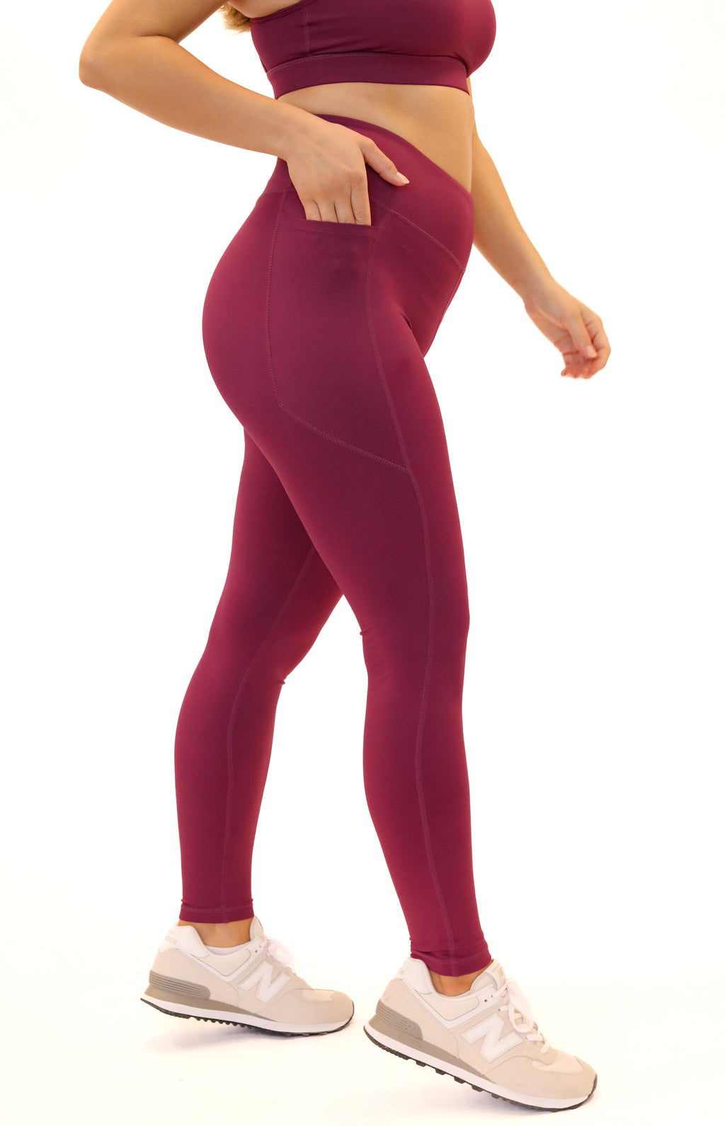 Lux Baseline Leggings (26 in.) - Boysenberry