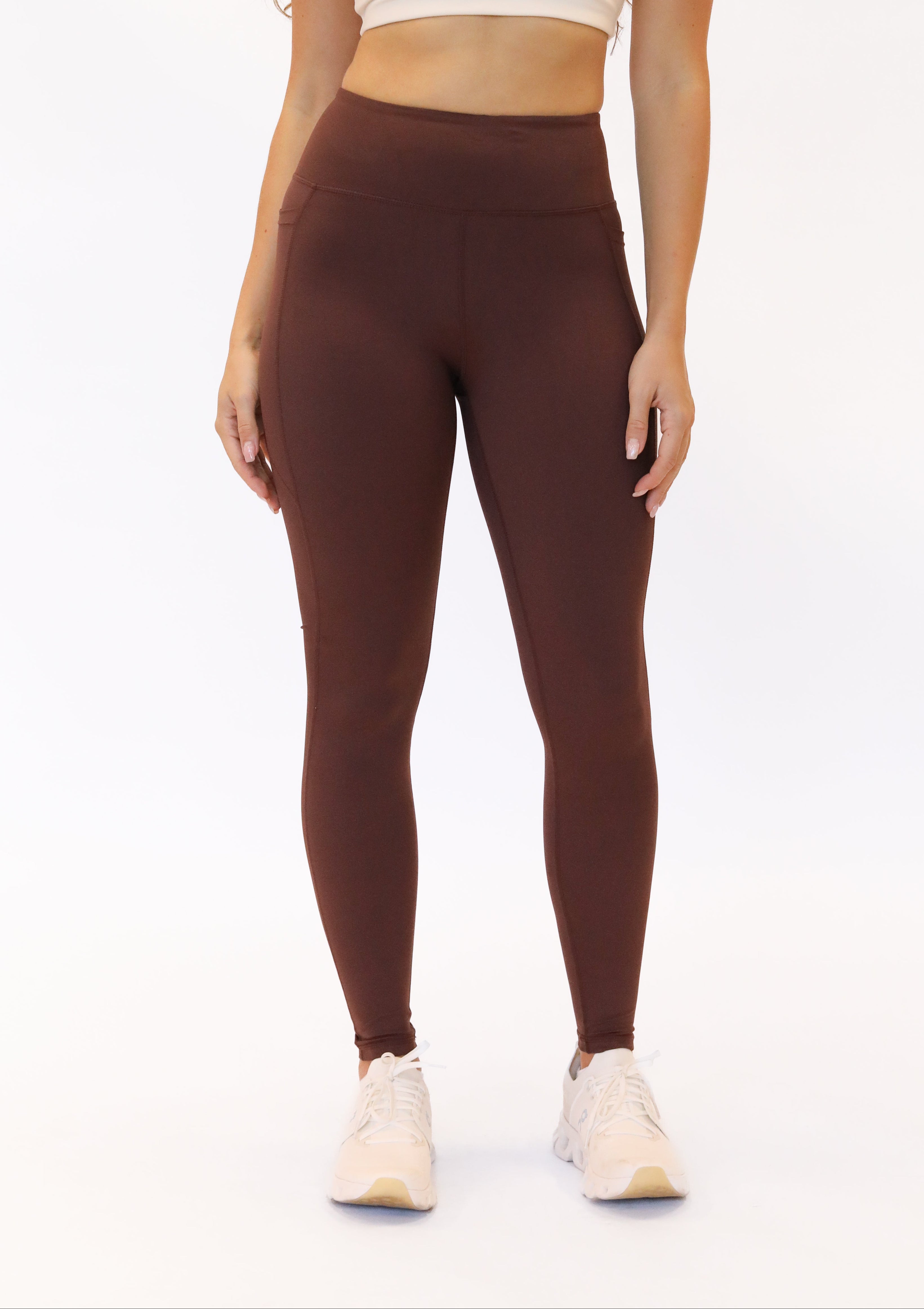 Lux Baseline Leggings (26 in.) - Fossil