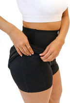 Lux Court Short (Multi-Lengths) - Black