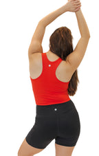 Vinyasa Crop Top - Poppy