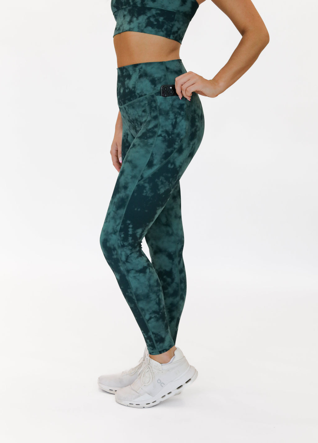 Boost Leggings (26 in. inseam) - Verde Tie Dye