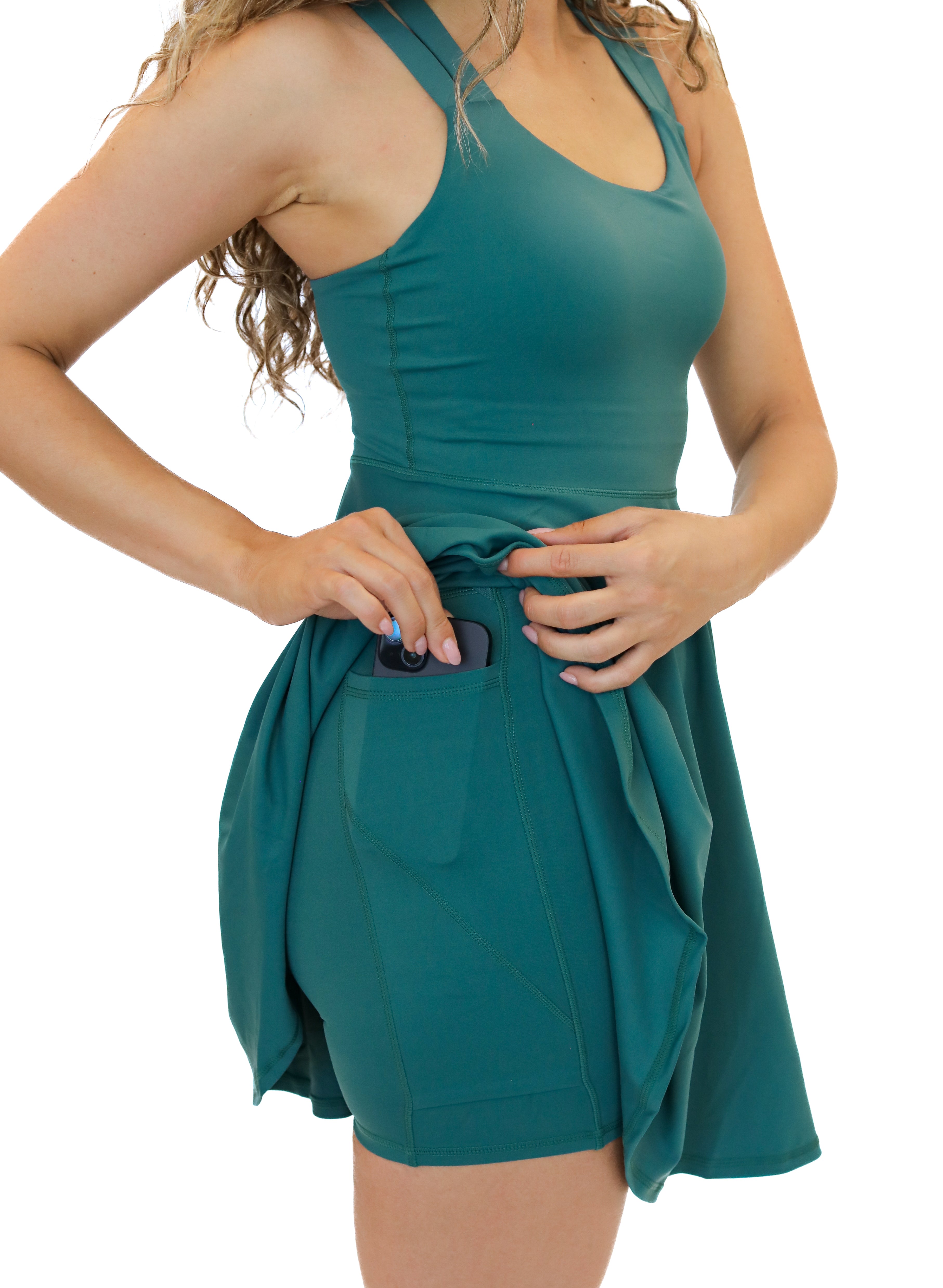 Lux Sierra Dress - Verde