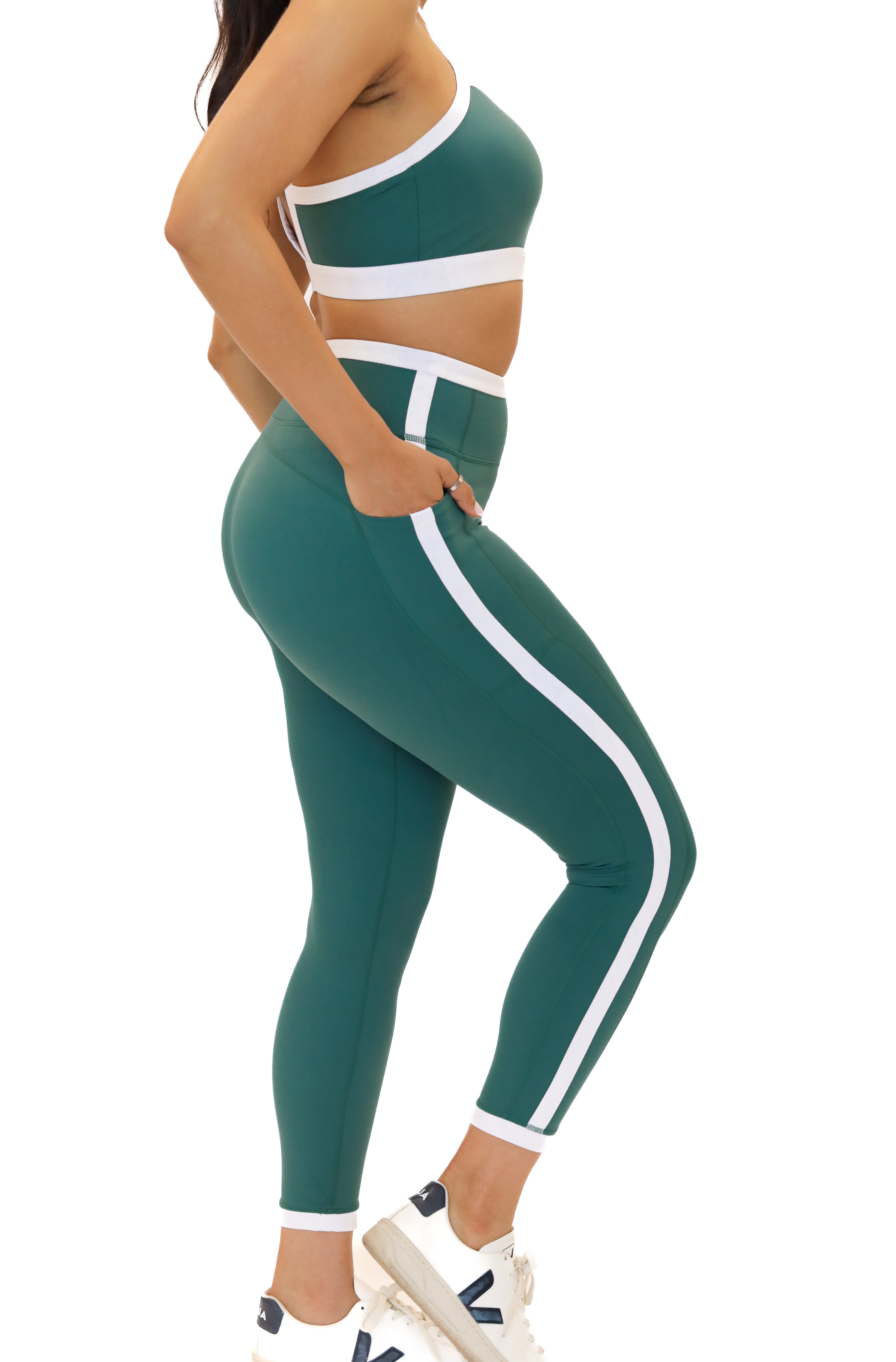 Meredith 7/8 Leggings  - Verde