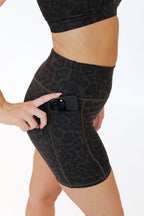 Skin Glide Shorts (6 in. inseam) - Cocoa Leopard