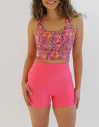 Skin Bliss Shorts (Multi-Lengths) - Dragonfruit