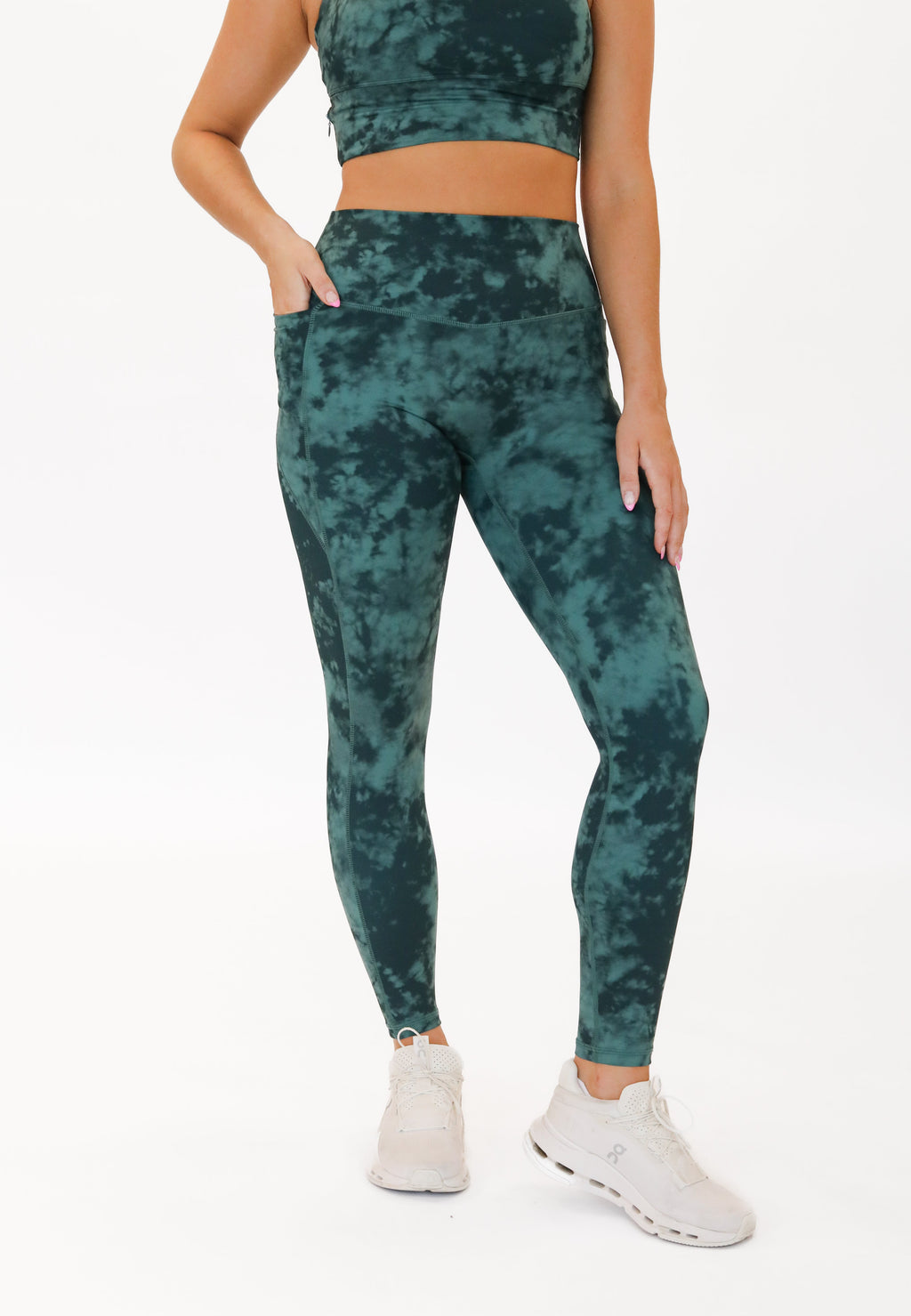 Boost Leggings (26 in. inseam) - Verde Tie Dye