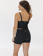 Dynamic Chakra Tank (Mid-Length) - Heathered Black