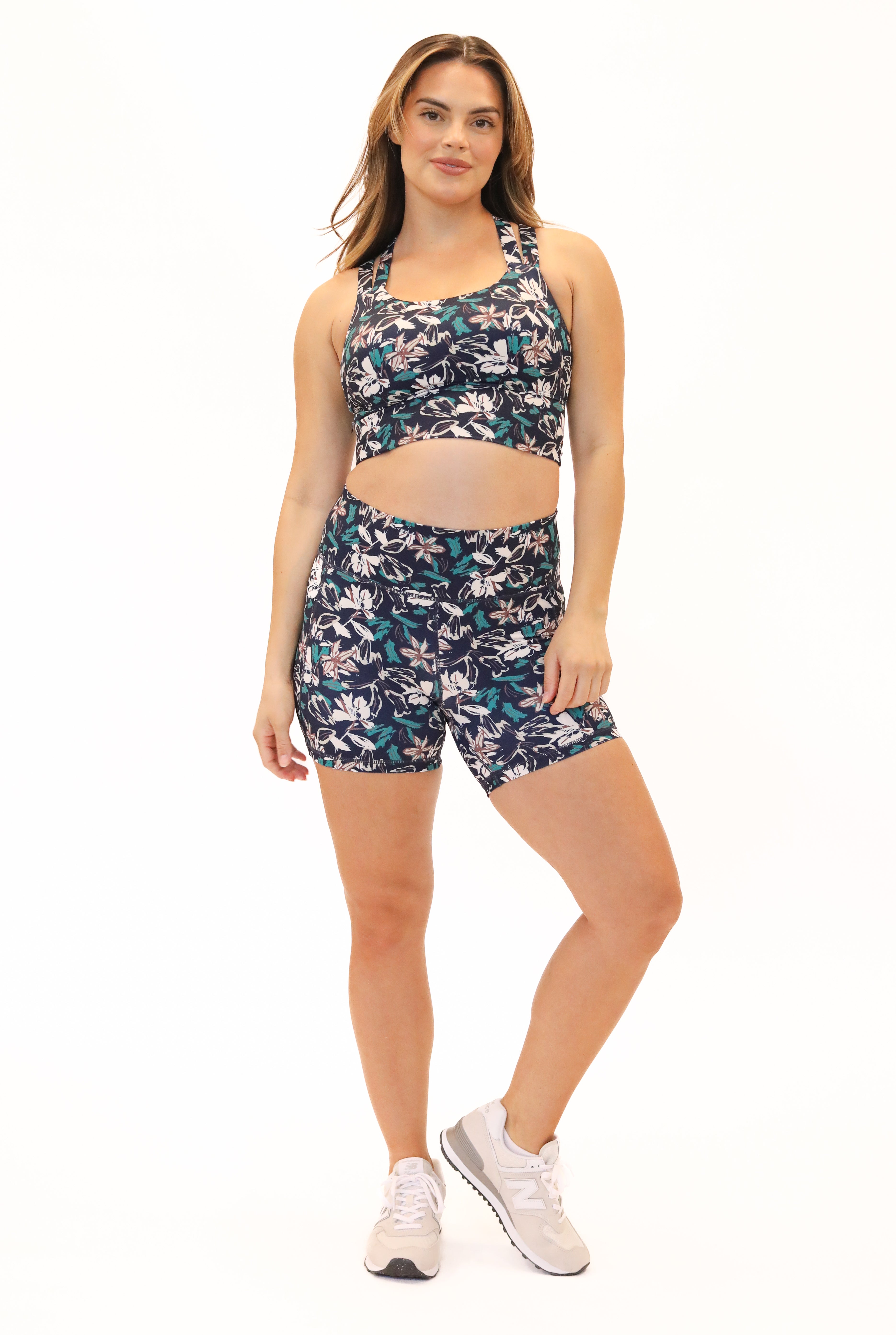 Lux High Waisted Rio Shorts (5 in. inseam) - Botanica