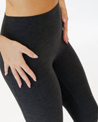 7/8 Dynamic Chakra Leggings (24 in. inseam) - Heathered Black
