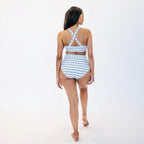 Page High Waisted Swim Bottoms - Sailor - S ONLY - FINAL SALE