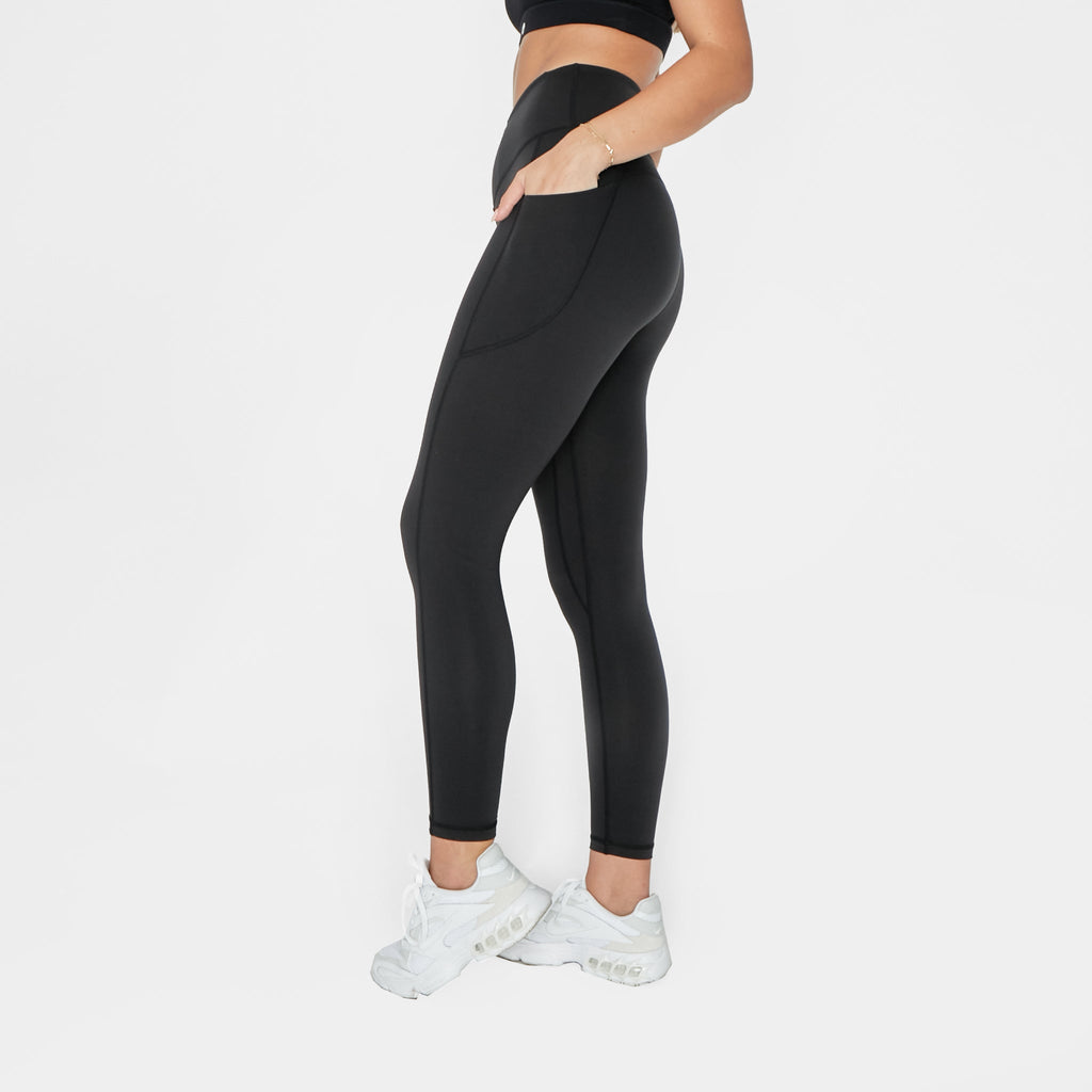 Skin High Waisted Vinyasa Leggings (Multi-Lengths) - Black