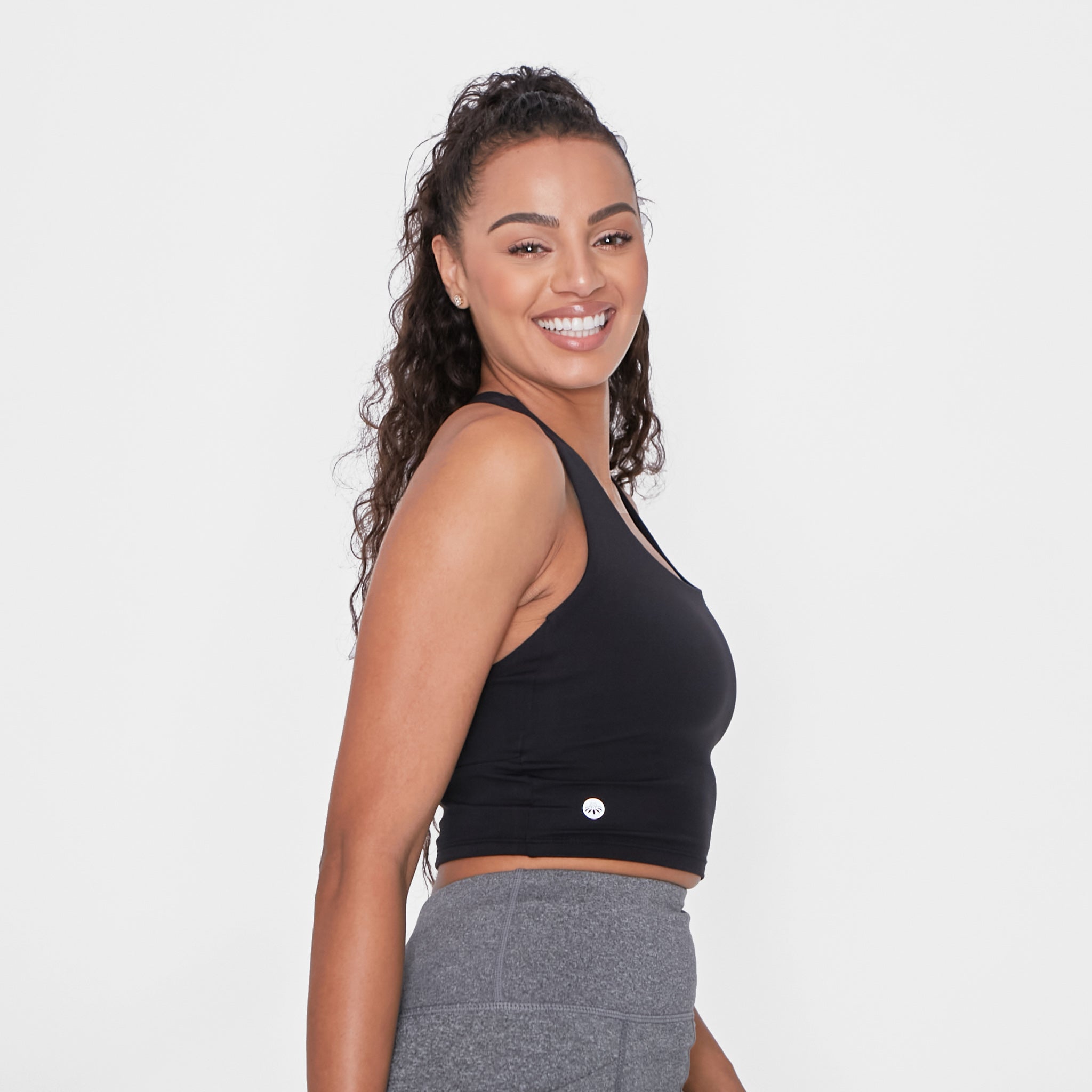 Harmony Crop Top - Black