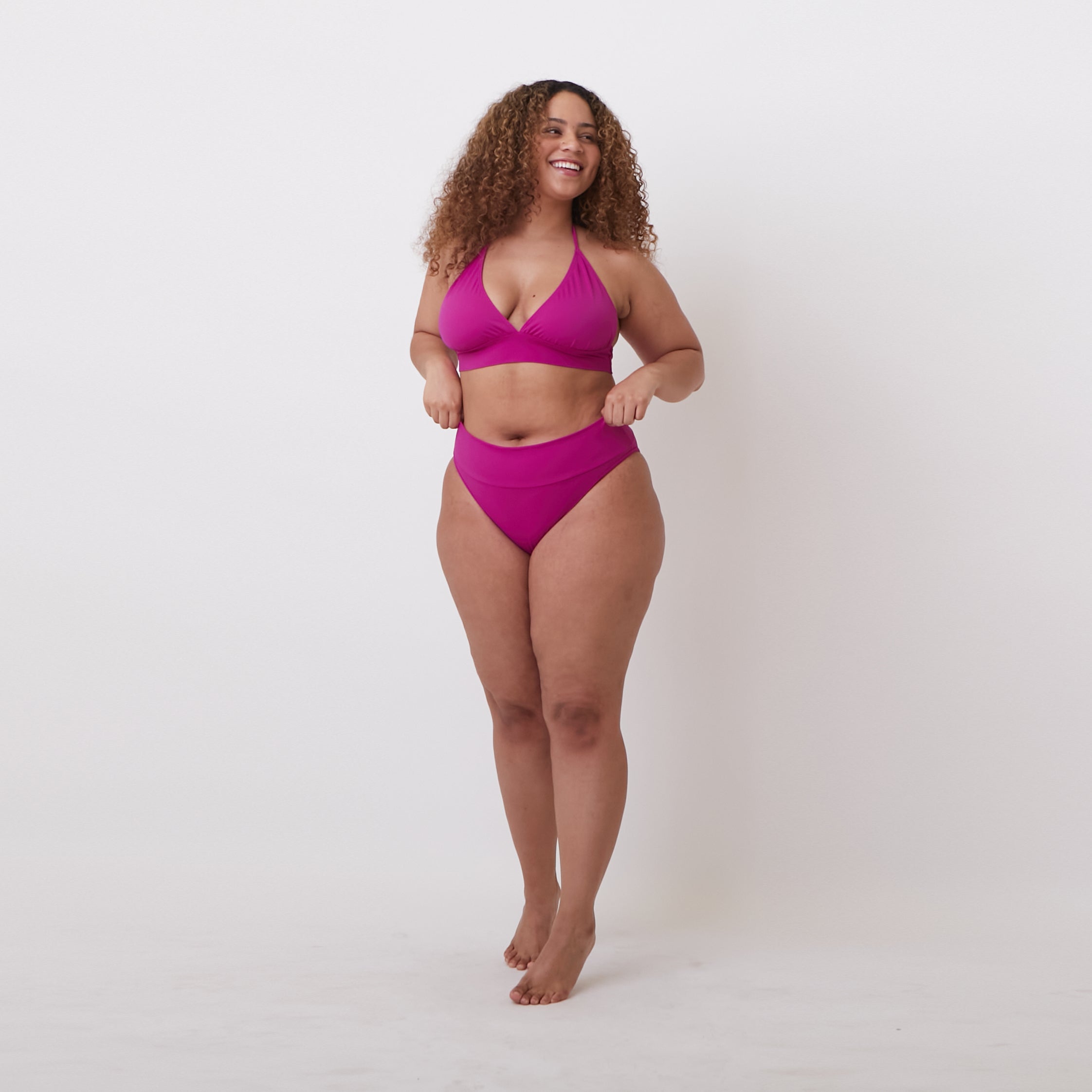 Luna Bikini Bottoms - Magenta - XL ONLY - FINAL SALE