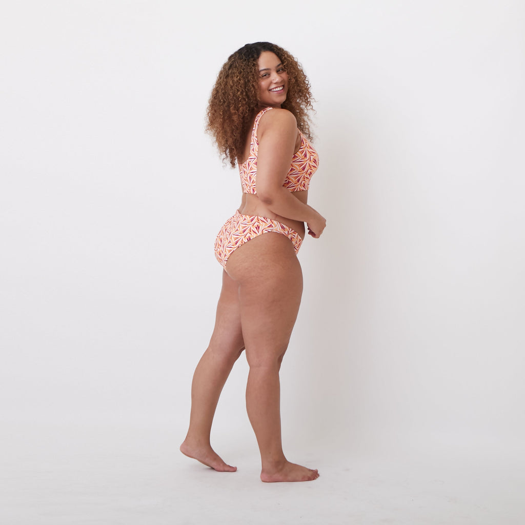 Tucson Bikini Bottoms - Abstract Palm - FINAL SALE