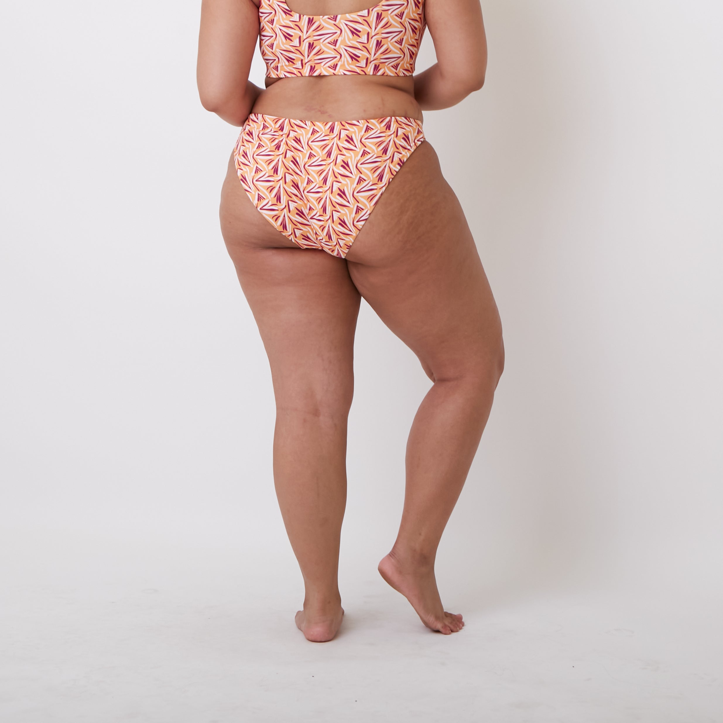 Tucson Bikini Bottoms - Abstract Palm - FINAL SALE