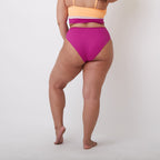 Mirage Bikini Bottoms - Ribbed Magenta - FINAL SALE