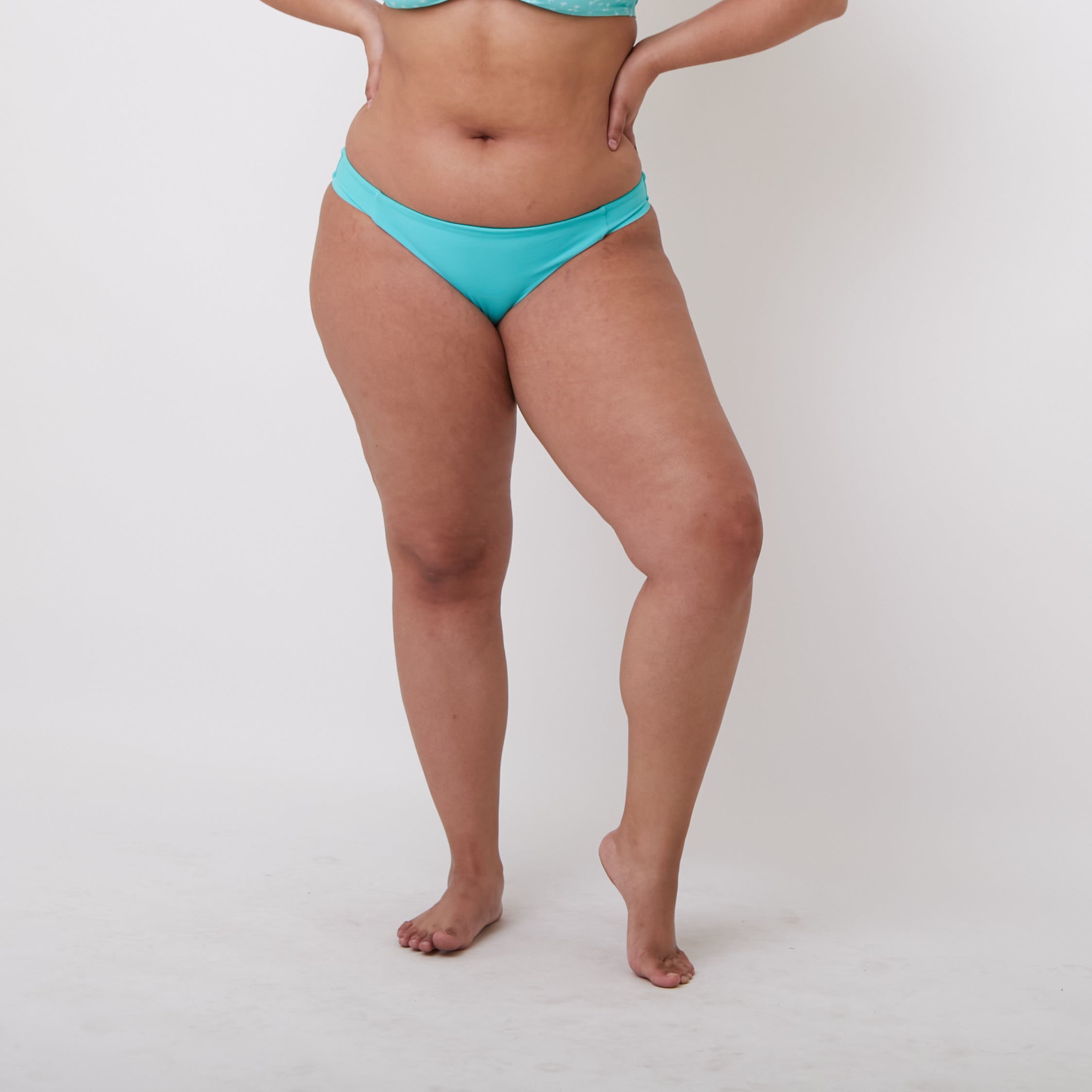 Tucson Bikini Bottoms - Turquoise - FINAL SALE