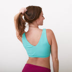 Havasu Bikini Top - Ribbed Turquoise - S ONLY - FINAL SALE